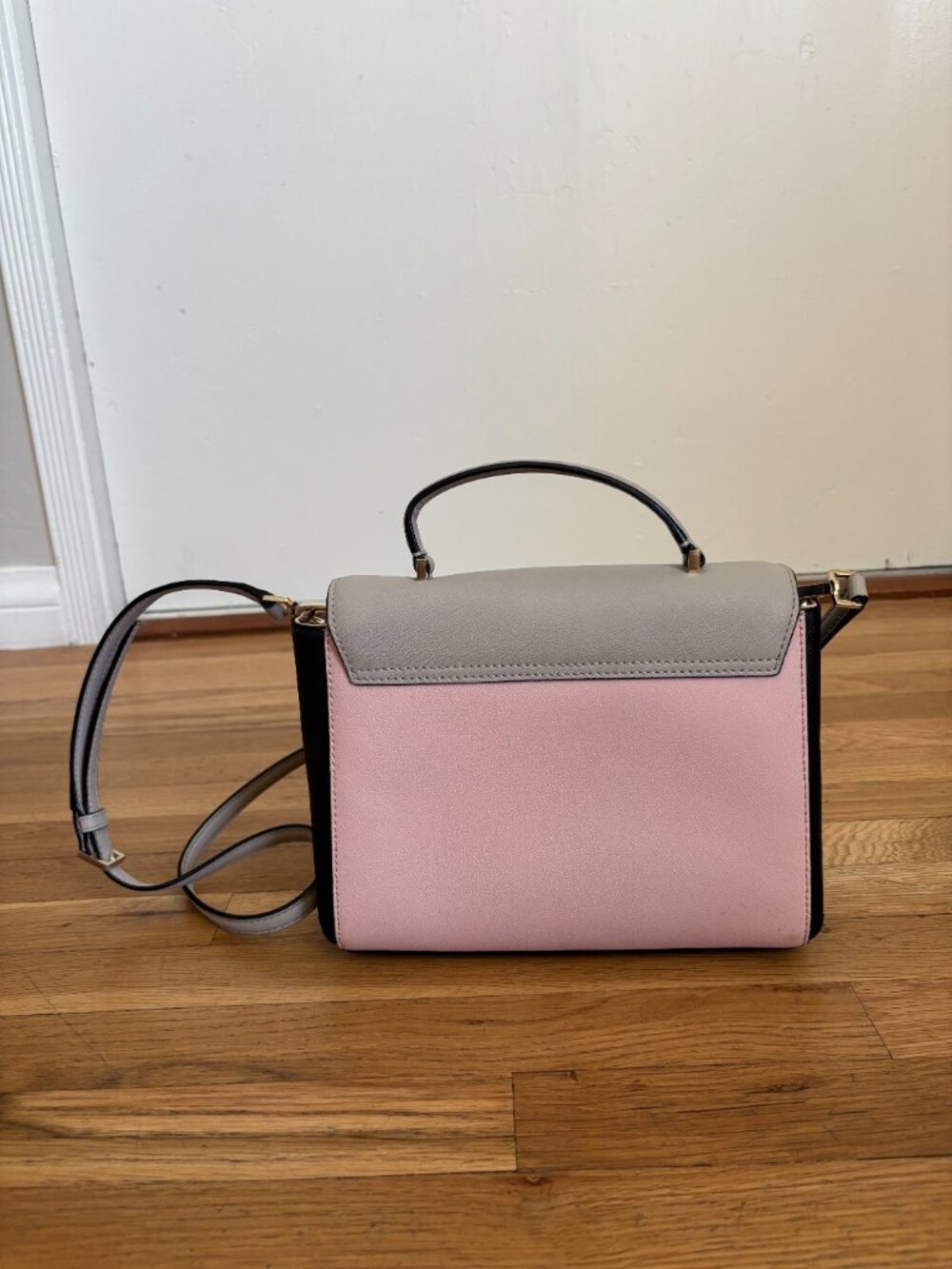 kate spade purse, black/pink/grey - Picture 5 of 14
